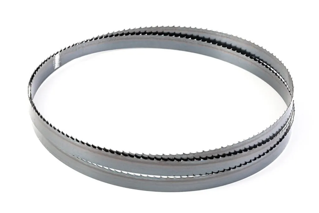 Image of band saw blade deflection